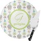 Dreamcatcher Round Glass Cutting Board - Medium (Personalized)