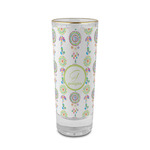 Dreamcatcher 2 oz Shot Glass -  Glass with Gold Rim - Single (Personalized)
