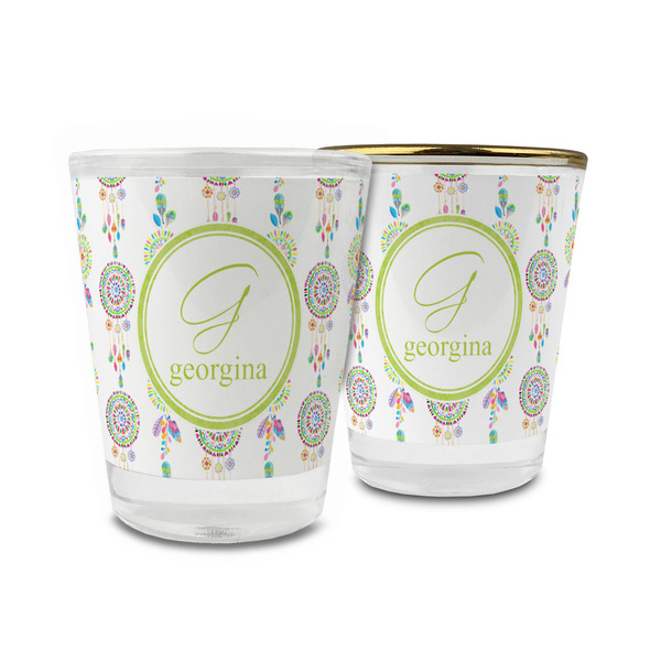 Custom Dreamcatcher Glass Shot Glass - 1.5 oz (Personalized)