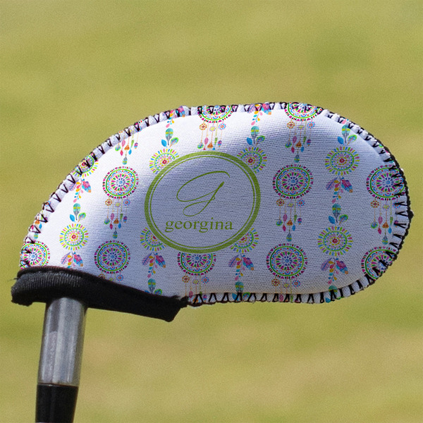 Custom Dreamcatcher Golf Club Iron Cover (Personalized)