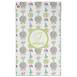 Dreamcatcher Golf Towel - Poly-Cotton Blend w/ Name and Initial