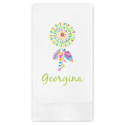 Dreamcatcher Guest Napkins - Full Color - Embossed Edge (Personalized)