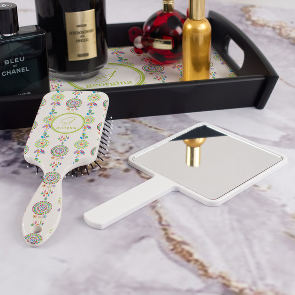 Dreamcatcher Hair Brush - With Hand Mirror