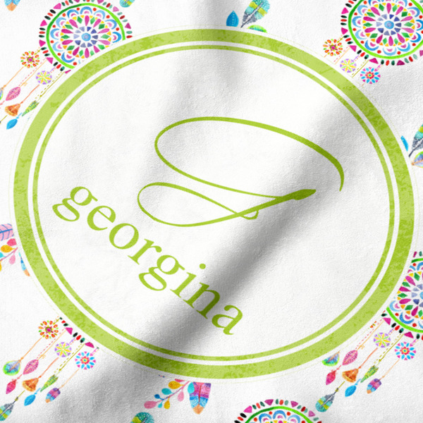 Dreamcatcher Hooded Baby Towel- Detail Close Up