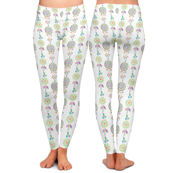 Dreamcatcher Ladies Leggings - Front and Back