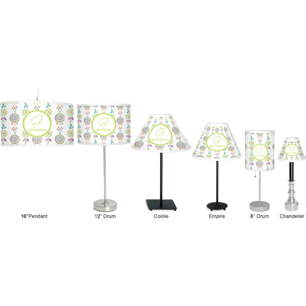 Dreamcatcher Lamp Full View Size Comparison