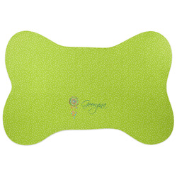 Dreamcatcher Bone Shaped Dog Food Mat (Large) (Personalized)
