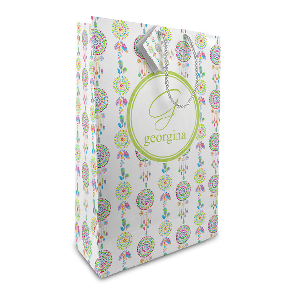 Custom Dreamcatcher Large Gift Bag (Personalized)