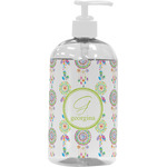 Dreamcatcher Plastic Soap / Lotion Dispenser (16 oz - Large - White) (Personalized)