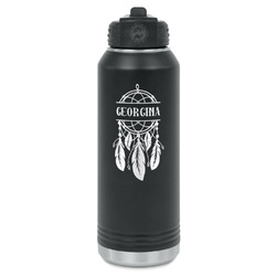 Dreamcatcher Water Bottle - Laser Engraved - Front (Personalized)