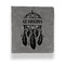 Dreamcatcher Leather Binder - 1" - Grey (Personalized)