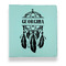 Dreamcatcher Leather Binder - 1" - Teal (Personalized)