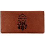 Dreamcatcher Leatherette Checkbook Holder - Double Sided (Personalized)