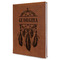 Dreamcatcher Leatherette Journal - Large - Single Sided - Angle View