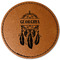 Dreamcatcher Faux Leather Iron On Patch - Round (Personalized)