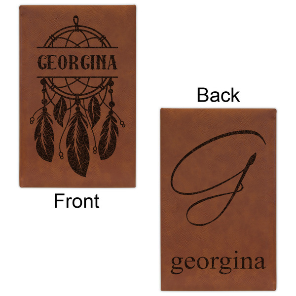 Dreamcatcher Leatherette Sketchbooks - Small - Double Sided - Front & Back View