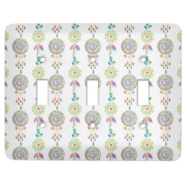 Custom Dreamcatcher Light Switch Cover (3 Toggle Plate)