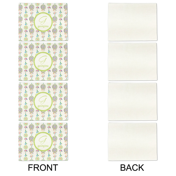 Dreamcatcher Linen Placemat - APPROVAL Set of 4 (single sided)