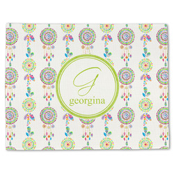 Dreamcatcher Single-Sided Linen Placemat - Single w/ Name and Initial