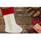 Dreamcatcher Linen Stocking w/Red Cuff - Flat Lay (LIFESTYLE)