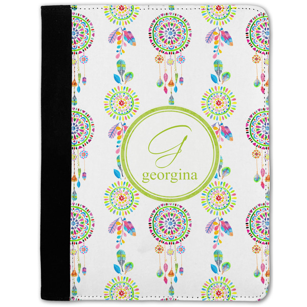Custom Dreamcatcher Notebook Padfolio w/ Name and Initial