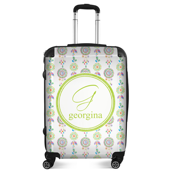 Custom Dreamcatcher Suitcase - 24" Medium - Checked (Personalized)