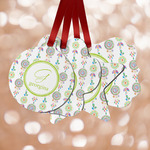 Dreamcatcher Metal Ornaments - Double Sided w/ Name and Initial