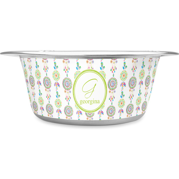 Custom Dreamcatcher Stainless Steel Dog Bowl - Small (Personalized)