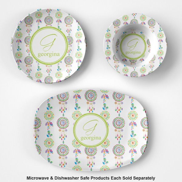 Dreamcatcher Microwave & Dishwasher Safe CP Plastic Dishware - Group