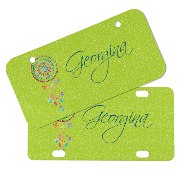 Dreamcatcher Mini License Plates - MAIN (4 and 2 Holes)