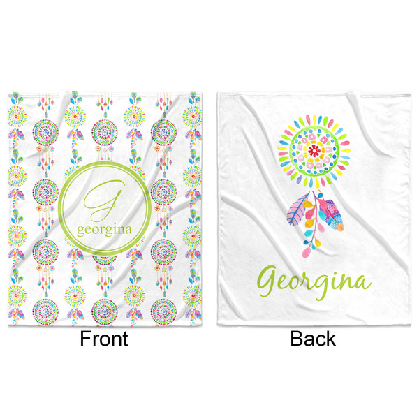Dreamcatcher Minky Blanket - 50"x60" - Double Sided - Front & Back