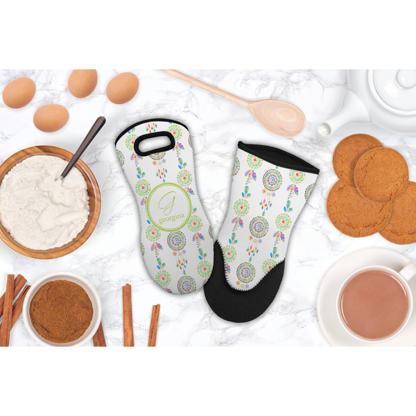 Dreamcatcher Neoprene Oven Mitt - Lifestyle Image