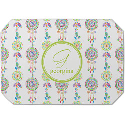 Dreamcatcher Dining Table Mat - Octagon (Single-Sided) w/ Name and Initial