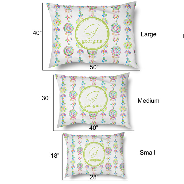 Dreamcatcher Outdoor Dog Beds - SIZE CHART