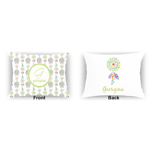 Dreamcatcher  Outdoor Rectangular Throw Pillow (Front and Back)