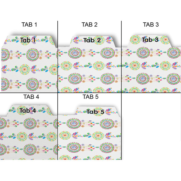 Dreamcatcher Page Dividers - Set of 5 - Approval