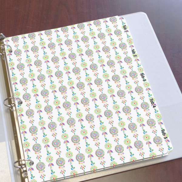 Dreamcatcher Page Dividers - Set of 5 - In Context