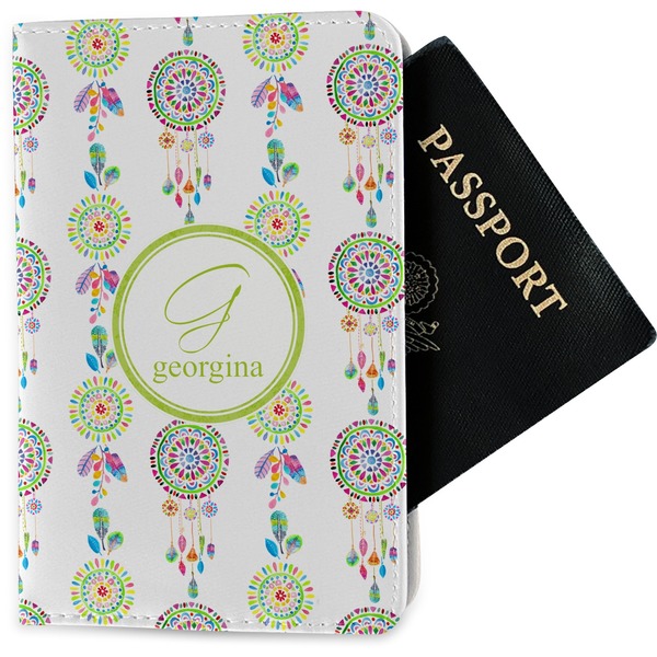 Custom Dreamcatcher Passport Holder - Fabric (Personalized)