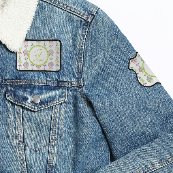 Dreamcatcher Patches Lifestyle Jean Jacket Detail