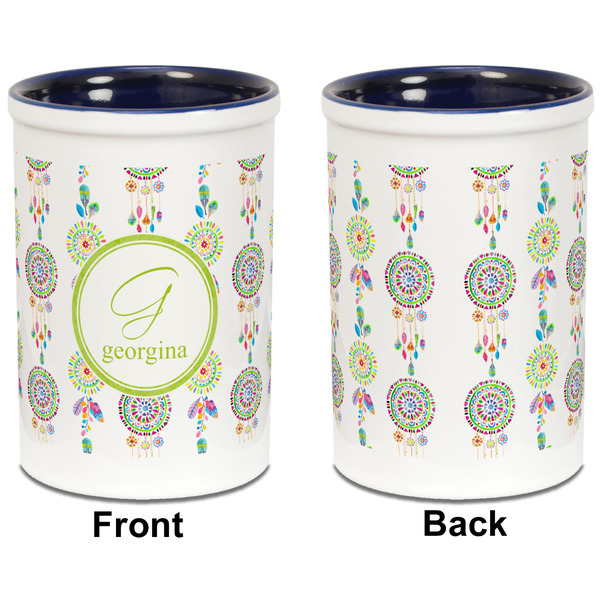 Dreamcatcher Pencil Holder - Blue - approval