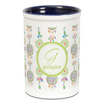 Dreamcatcher Ceramic Pencil Holders - Blue