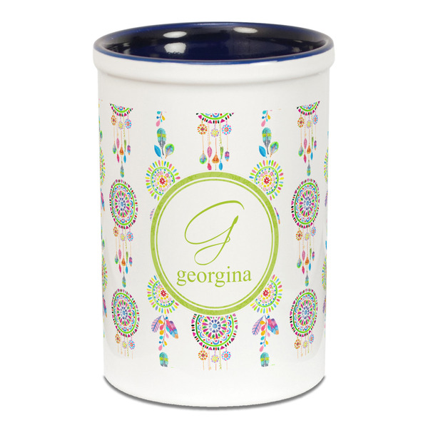 Dreamcatcher Pencil Holder - Blue