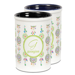 Dreamcatcher Ceramic Pencil Holder - Large