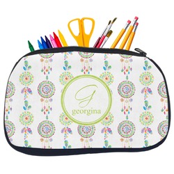 Dreamcatcher Neoprene Pencil Case - Medium w/ Name and Initial
