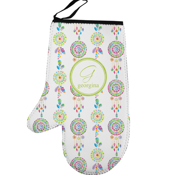 Dreamcatcher Personalized Oven Mitt - Left