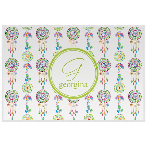 Custom Dreamcatcher Laminated Placemat w/ Name and Initial