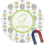 Dreamcatcher Round Fridge Magnet (Personalized)