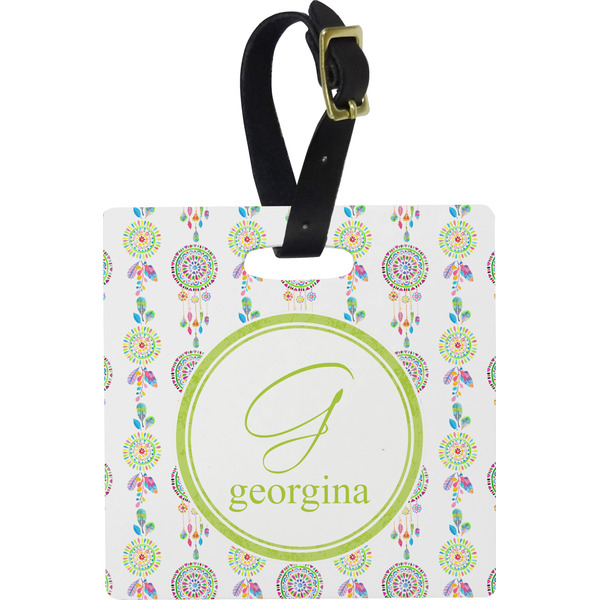 Dreamcatcher Personalized Square Luggage Tag
