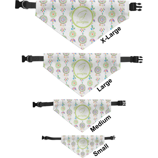 Dreamcatcher Pet Bandana Sizes
