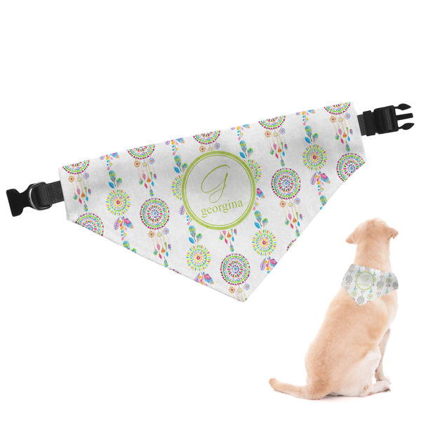 Custom Dreamcatcher Dog Bandana - Large (Personalized)